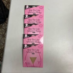 HOLLYWOOD Fashion Secrets, Skip the Line Adhesive Thong Xtra Small-Small, 5 pkg